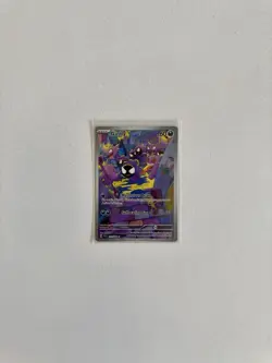 Pokemon TCG Gastly 177/162 Temporal Forces Holo Illustration Rare Card - Image 1