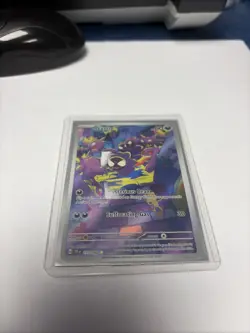 Pokemon TCG Gastly Holo Illustration Rare Card 177/162 Temporal Forces - Image 1