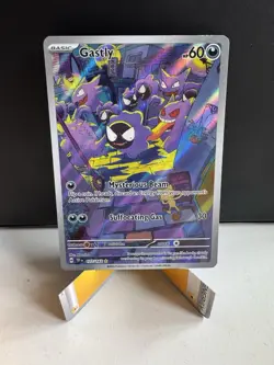 Pokemon TCG Gastly 177/162 Temporal Forces Holo Illustration Rare Card - Image 1