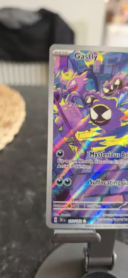 Pokemon TCG Gastly 177/162 Temporal Forces Holo Illustration Rare Card - Image 2