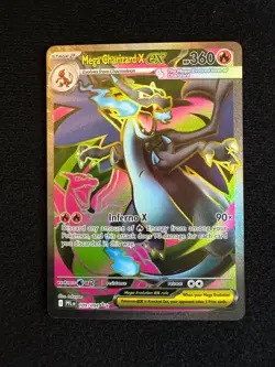 Pokemon TCG Mega Charizard X Ex 109/094 Phantasmal Flames Ultra Rare Holo NM - Image 1