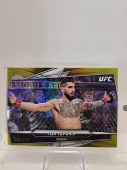 Topps 2026 Chrome UFC MMA Ilia Topuria Mobile Art Refractor #1 #026/275 - Image 1