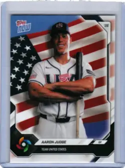 2026 Topps Now World Baseball Classic Team USA #USA01 Aaron Judge - Image 1