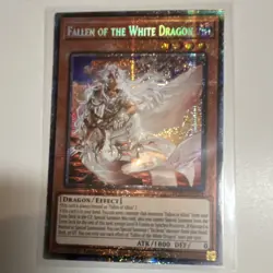 Konami Yu-Gi-Oh! Fallen of the White Dragon BLTR-EN009 QCSR Foil 1st Ed EN - Image 1