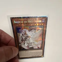 Konami Yu-Gi-Oh! Fallen of the White Dragon BLTR-EN009 QCSR Foil 1st Ed EN - Image 3