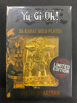 YUGIOH Celtic Guardian 24 Karat Gold Plated Limited Edition - Image 1
