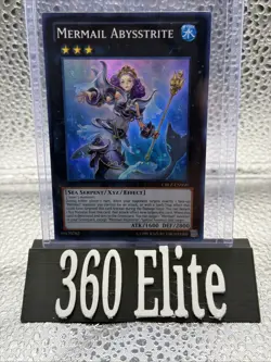 Yugioh Mermail Abysstrite CBLZ-EN050 Super Rare 1st Ed NM - Image 1