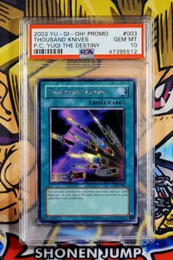 Yu-Gi-Oh! THOUSAND KNIVES Power Of Chaos Yugi PCY-003 PSA 10 Secret GEM MINT - Image 1