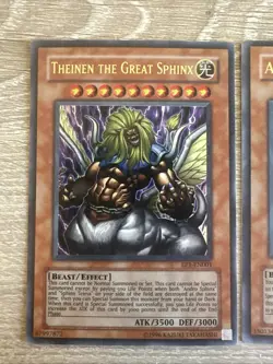 Yu-Gi-Oh! Sphinx Trio LP EP1-EN001, 002,003 Telia, Andro, Theinen the Great - Image 2