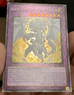 Yugioh Albion the Sanctifire Dragon RA05-EN037 Starlight Rare 1st Ed NM w/Track - Image 5
