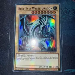Yu-Gi-Oh! Blue Eyes White Dragon LDS2-EN001 Ultra Rare (Purple) NM - LP - Image 1