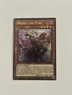 YUGIOH ULTIMATE RARE UP01-EN004 MEDIUS THE PURE TOURNAMENT PACK 1 nm - Image 1