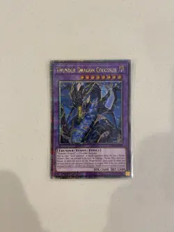 Yugioh Thunder Dragon Colossus RA03-EN036 Quarter Century Secret Rare 1st Ed NM - Image 1