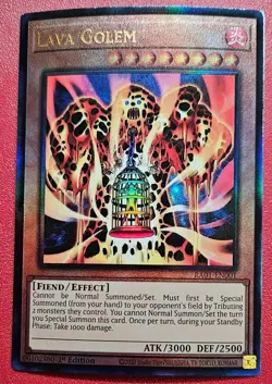1x Yu-Gi-Oh! Lava Golem - RA01-EN001 - PUR - 1st Ed - NM - Image 1