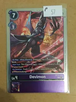Digimon Card - (NM) Devimon BT14-075 - TCG - Image 1