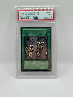 2004 YuGiOh! 1st Ed Machine Duplication RDS Ultimate Psa 9 MINT - Image 1
