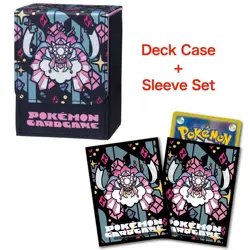 Pokemon Card Game Flip Deck Case & Sleeve Set Mega Diancie Pokemon Center Japan - Image 1