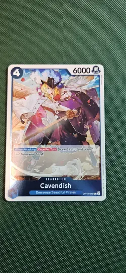 One Piece TCG 3x Cavendish OP10-045 Rare English Edition NM - Image 1