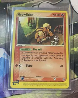 Growlithe 65/100 - Common - EX Sandstorm - Pokemon 2003 Vintage - Image 1