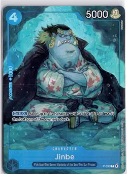 Jinbe Non Foil P-030 Bandai Card Promo One Piece TCG English Trading Card TCG - Image 3