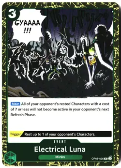 Electrical Luna OP08-036 Rare Two Legends One Piece Foil Near Mint - Image 1