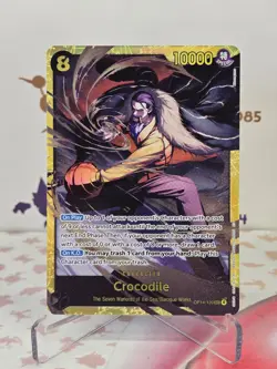 Crocodile OP14-120 (SEC) THE AZURE SEA'S SEVEN English One Piece TCG - Image 1