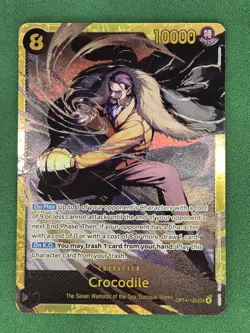 Crocodile OP14-120 (SEC) THE AZURE SEA'S SEVEN English One Piece TCG - Image 3