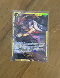 Crocodile OP14-120 (SEC) THE AZURE SEA'S SEVEN English One Piece TCG - Image 1