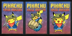Cracked Ice Holo *Electric Pikachu Card Database* - *FOSSIL MUSEUM* POKEMON - Image 1