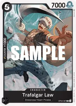 Trafalgar Law C Kingdoms of Intrigue OP04-087 NM - Image 1