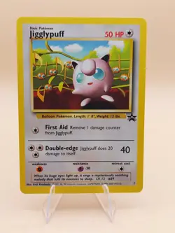 Jigglypuff Pokemon Black Star Promo #7 WOTC 2000 - Image 1