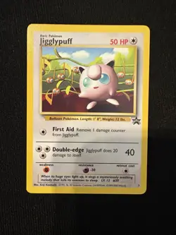 NM Jigglypuff #7 Black Star Promo Pokemon Card Wotc - Image 1