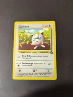 Jigglypuff #7 Black Star Promo Pokemon 2000 LP - Image 1