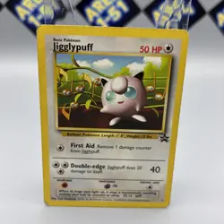 Pokemon Jigglypuff TCG Black Star Promo Card WOTC 7 LP - Image 1