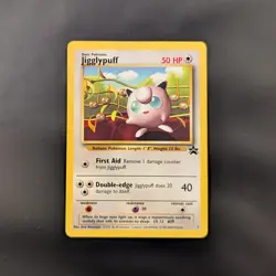 Pokemon Jigglypuff TCG Black Star Promo Card WOTC 7 LP - Image 1