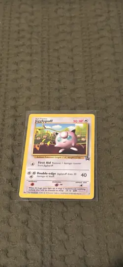 Pokemon Jigglypuff Black Star Promo TCG Card 7 LP/M Condition - Image 1