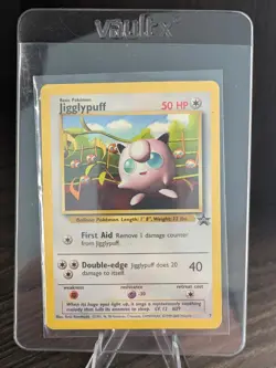 Pokemon TCG Jigglypuff #7 Black Star Promo WOTC Card - Image 1