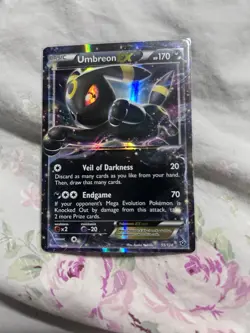 Umbreon EX 55/124 Fates Collide Holo Ultra Rare HP 170 EN Pokemon TCG - Image 1
