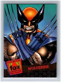 1995 Fleer ULTRA Fox Kids Network / Wolverine #88 / Trading Card / X-Men - Image 1