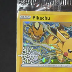 New Pokemon TCG Pikachu Cosmos Holo Snowflake Stamped Promo 049/195 Sealed NM - Image 2