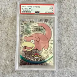 Pokemon 2000 Topps Chrome Slowpoke #79 Foil PSA 9 Mint 🔥🔥 Rare! Low Pop!! - Image 1