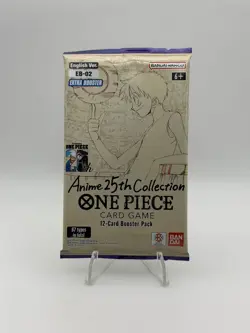 One Piece TCG English Anime 25th Collection EB02 Booster Pack - Image 1
