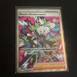 Roxie's Performance 121/086 SIR Pokemon TCG Trainer Card - Image 1