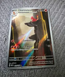 Pokemon TCG Charmeleon 169/165 Scarlet & Violet 151 IR Full Art Holo EN 2023 - Image 1