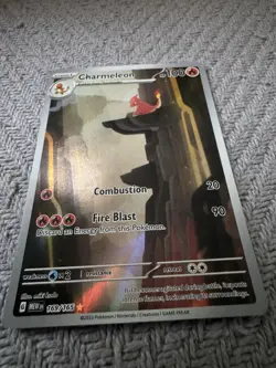 Pokemon TCG Charmeleon 169/165 Scarlet & Violet 151 IR Full Art Holo EN 2023 - Image 2