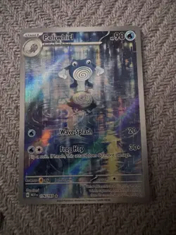 Pokemon TCG Poliwhirl 176/165 Scarlet & Violet 151 IR Full Art Holo EN 2023 - Image 1