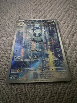 Pokemon TCG Poliwhirl 176/165 Scarlet & Violet 151 IR Full Art Holo EN 2023 - Image 2