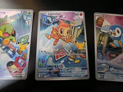 First Partner Illustration Collection Series 1 Gen 4 Sinnoh Starters Pokemon TCG - Image 4
