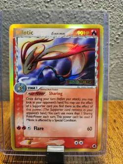 Pokemon TCG Milotic EX Dragon Frontiers Reverse Holo Rare 5/101 Delta Species - Image 1