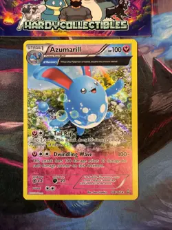 Pokemon TCG Azumarill Primal Clash Reverse Holo Card 104/160 2015 Near Mint - Image 1